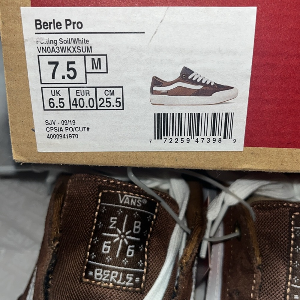Berle pro Vans men’s potting soil brown - Picture 6 of 6
